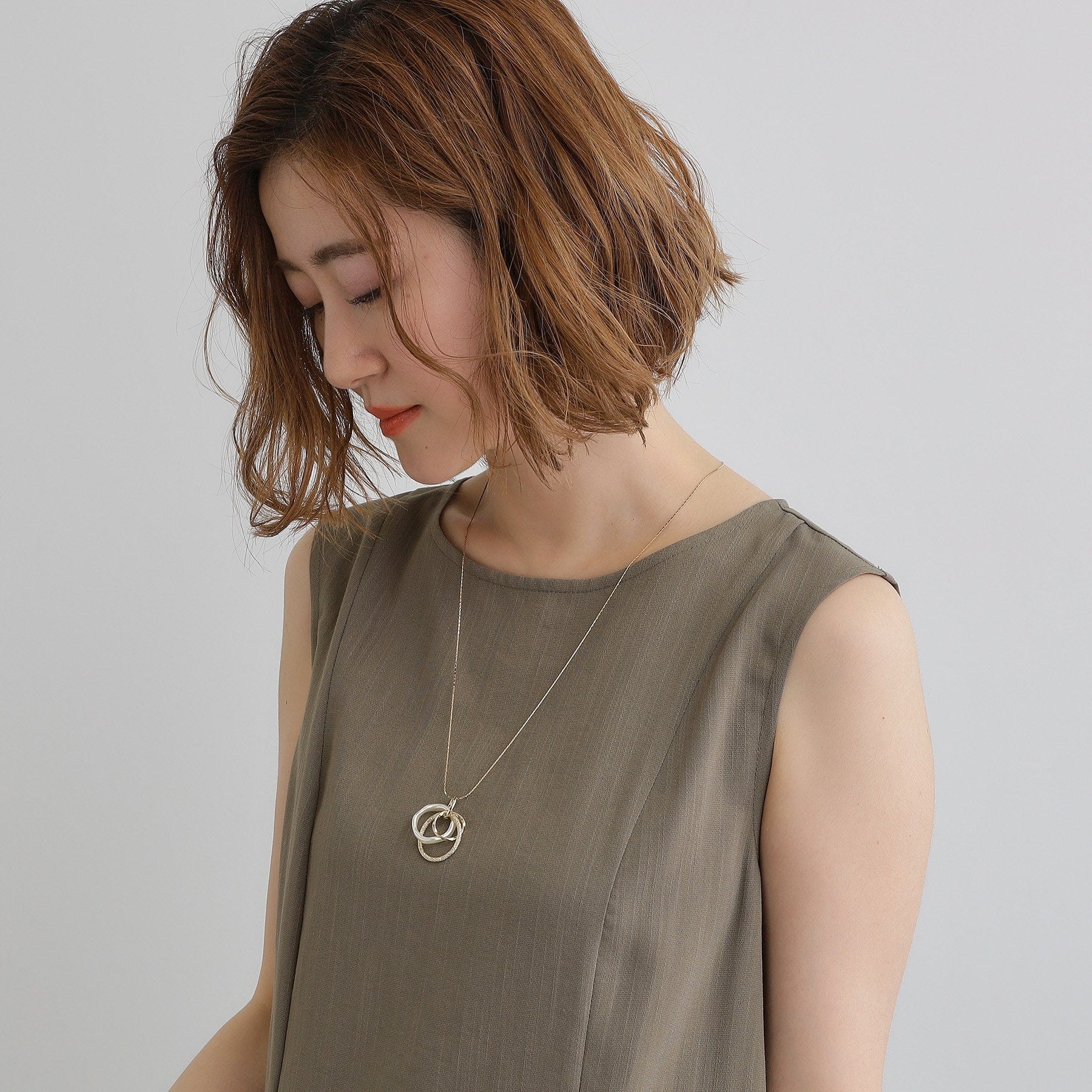 グローブ grove クリアパール調メニーリングネックレス （クリスタル/透明(000)） クリスタル/透明(000)