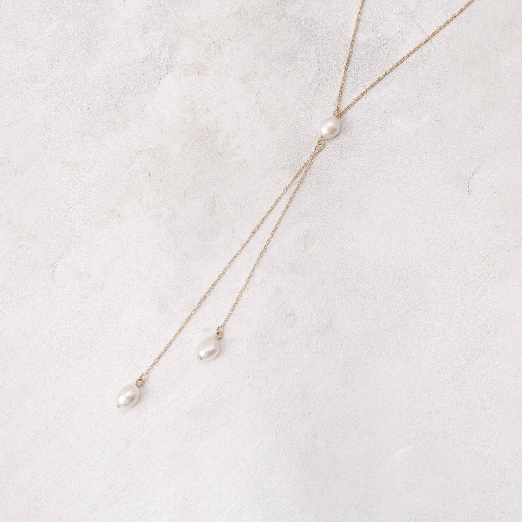 グローブ grove 淡水バロックパールY字ネックレス （ゴールド(007)） ゴールド(007)