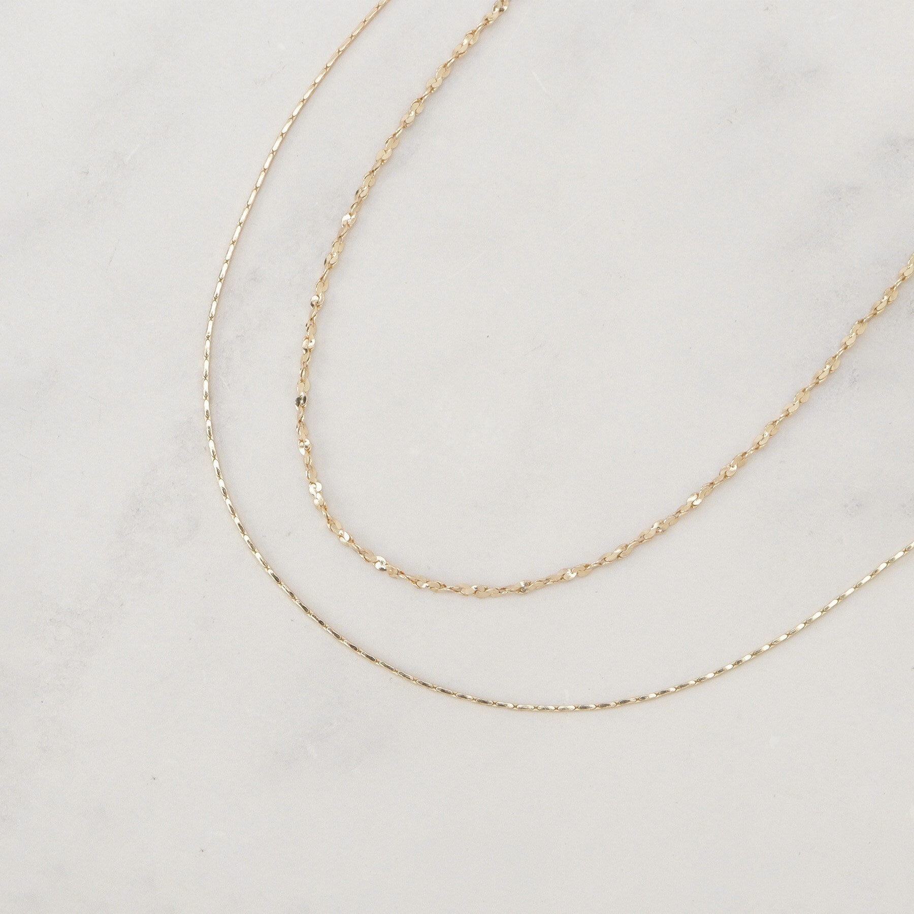 グローブ grove 2連キラキラデザインチェーンネックレス （シルバー(006)） シルバー(006)