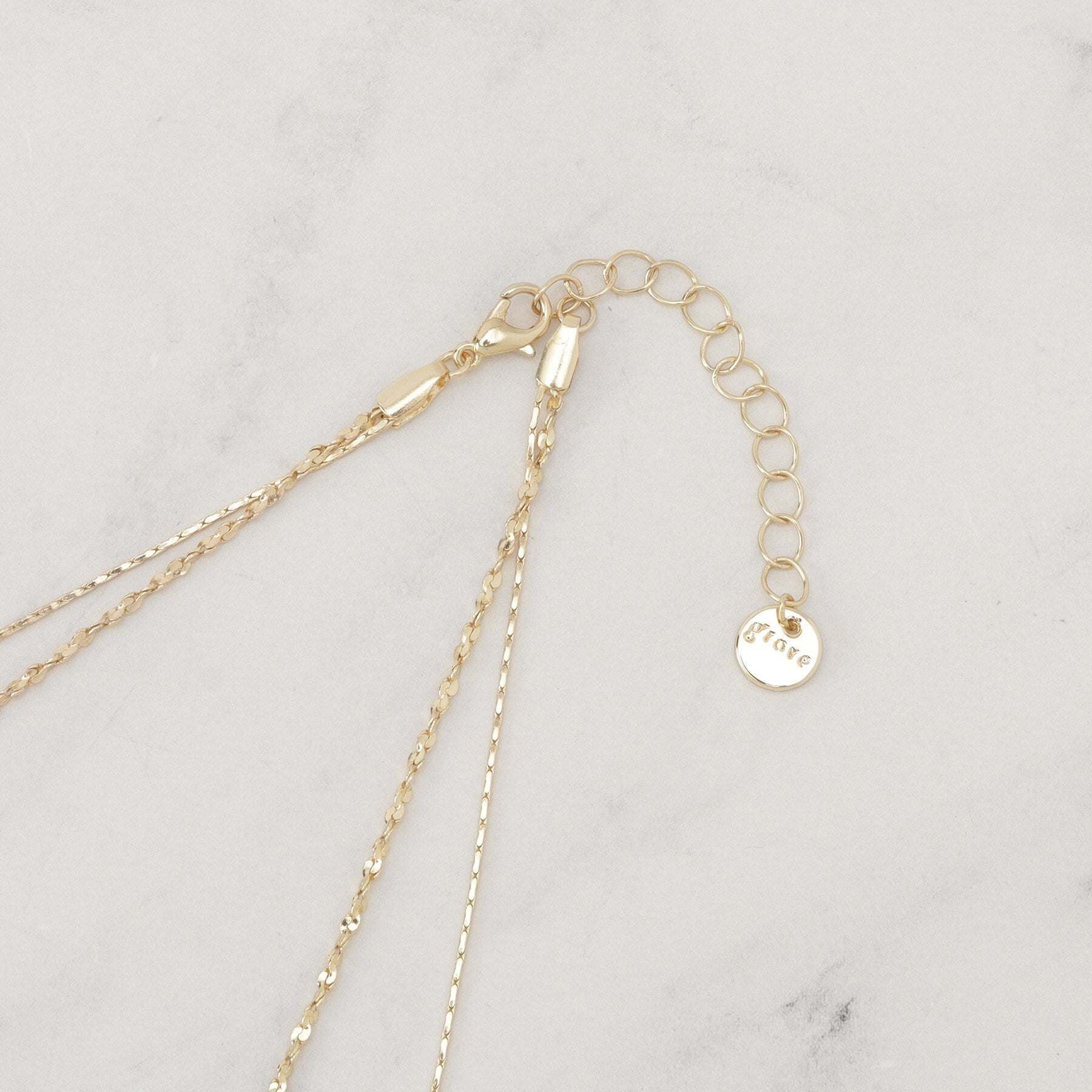 グローブ grove 2連キラキラデザインチェーンネックレス （シルバー(006)） シルバー(006)