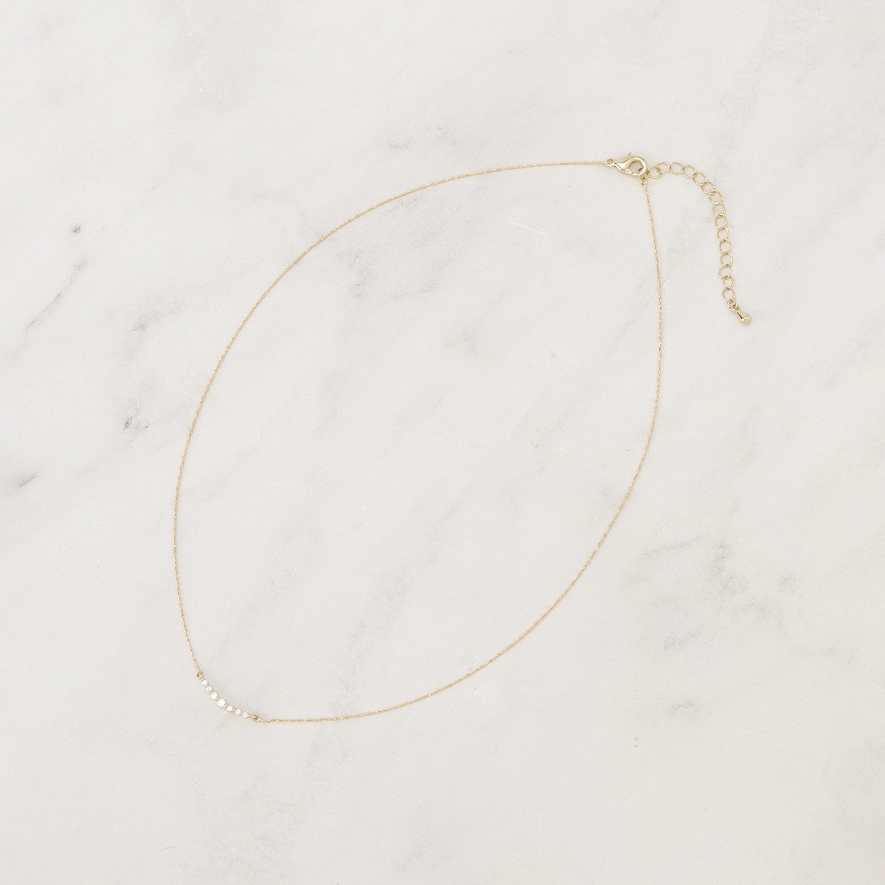 グローブ grove ビジューバーショートネックレス （ゴールド(007)） ゴールド(007)