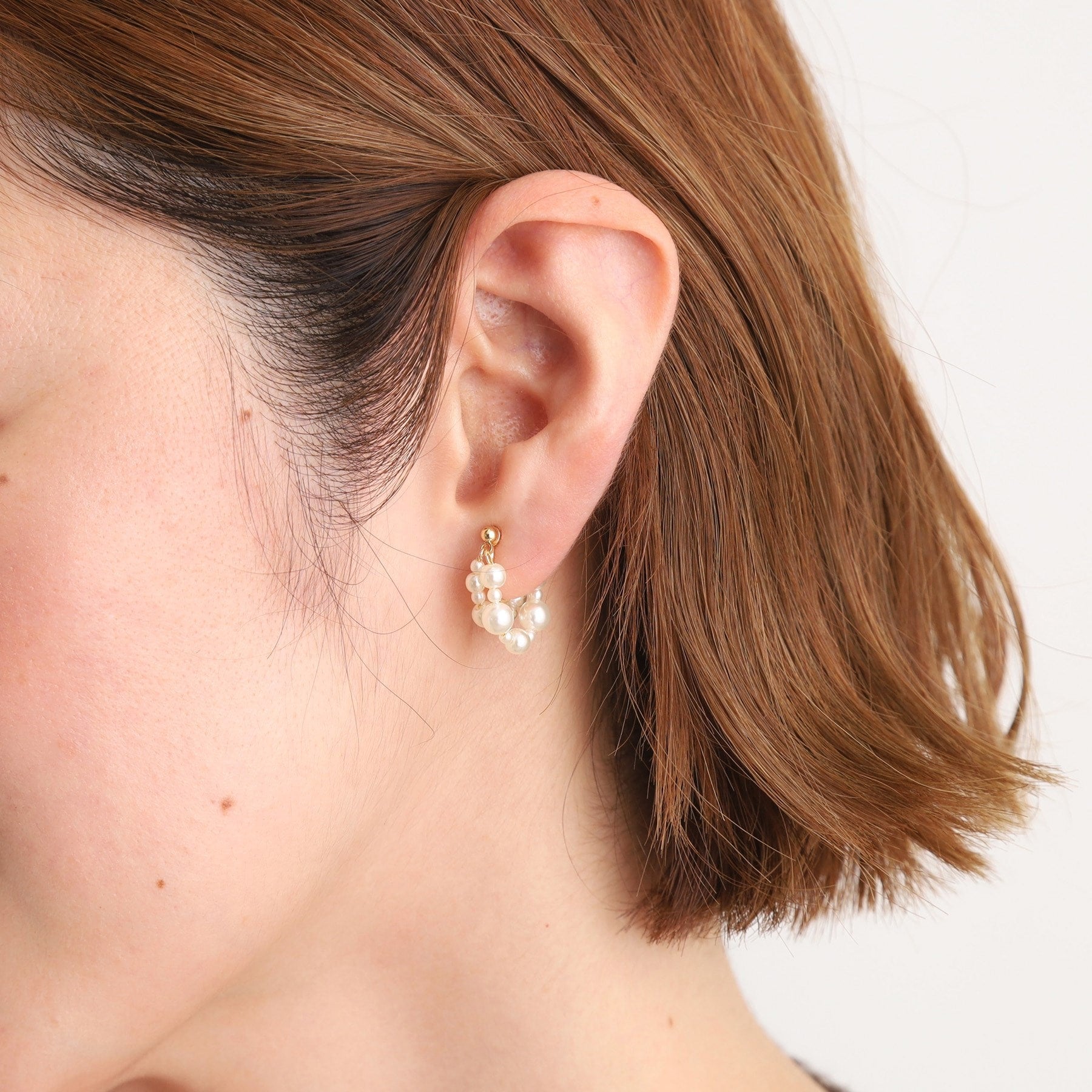 グローブ grove メニーパール調イヤリング （ゴールド(007)） ゴールド(007)