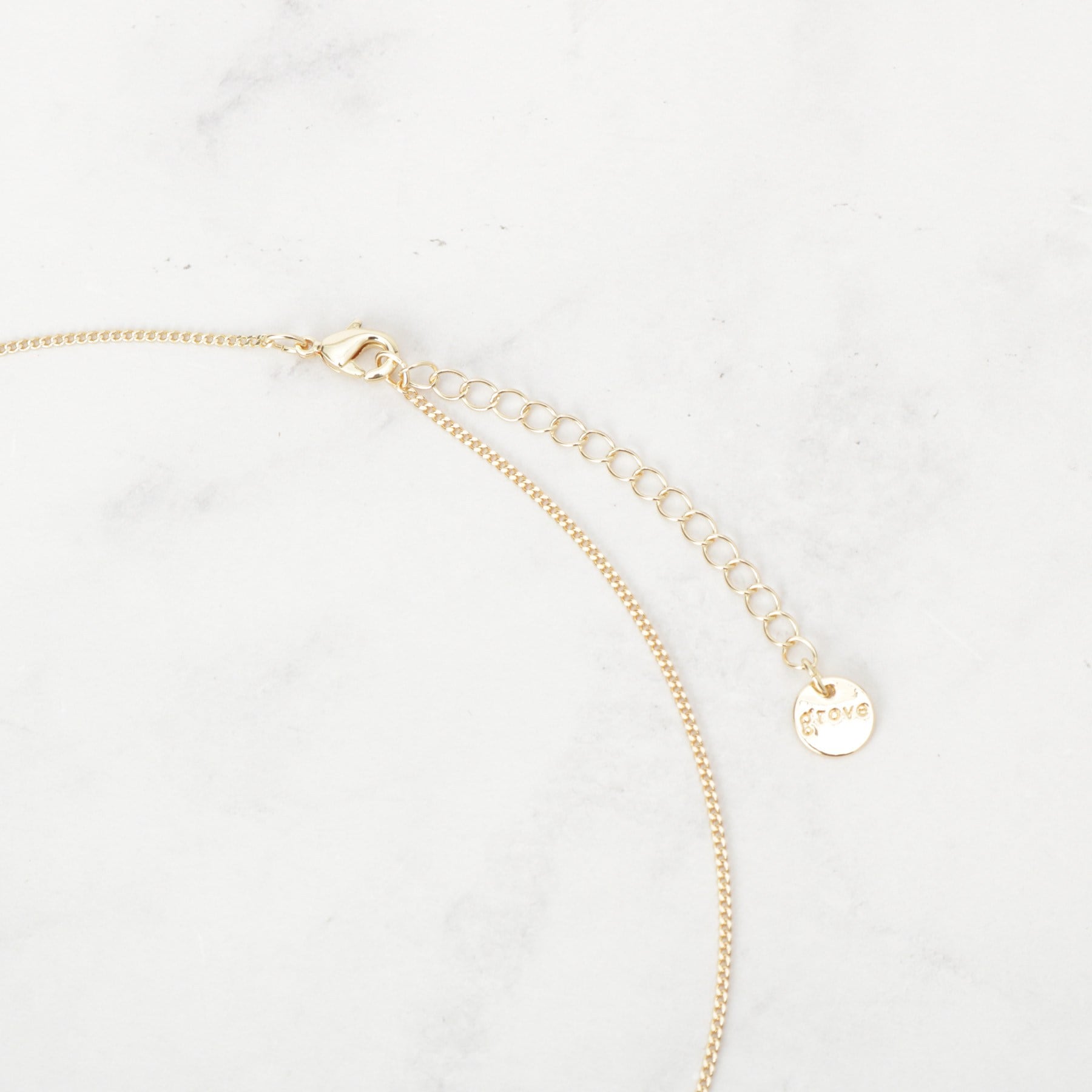 グローブ grove ツイストダブルオーバルパール調ネックレス （ゴールド(007)） ゴールド(007)