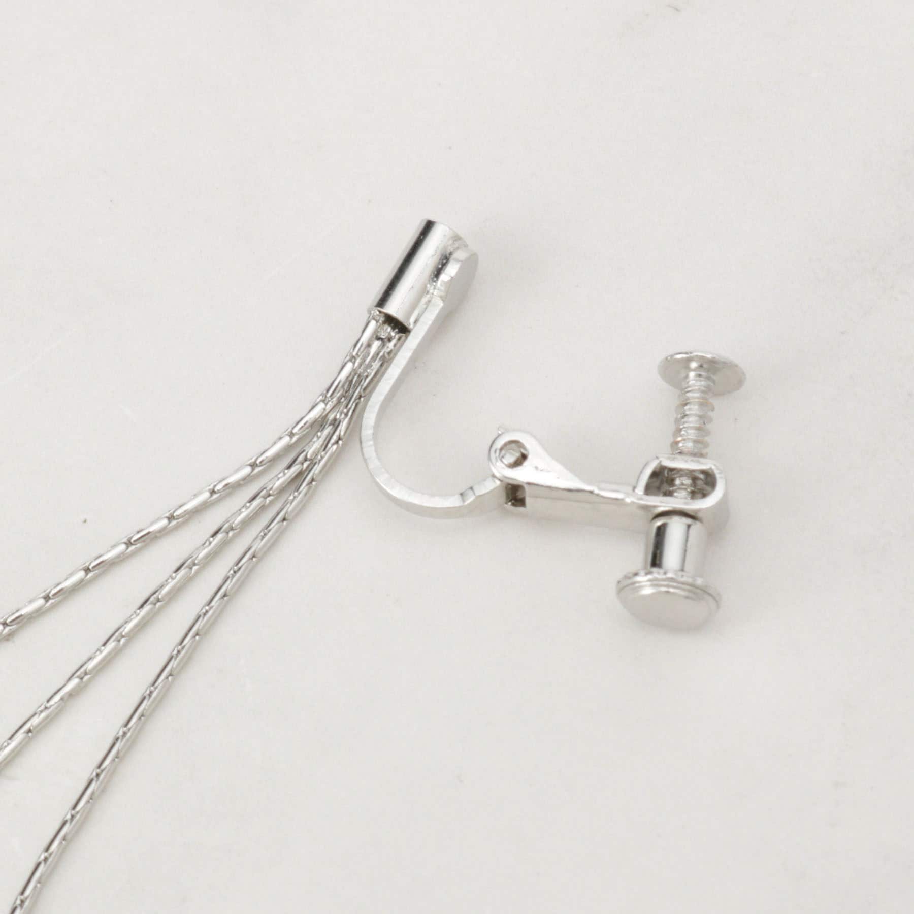 グローブ grove しゃらしゃらチェーンイヤリング （シルバー(006)） シルバー(006)