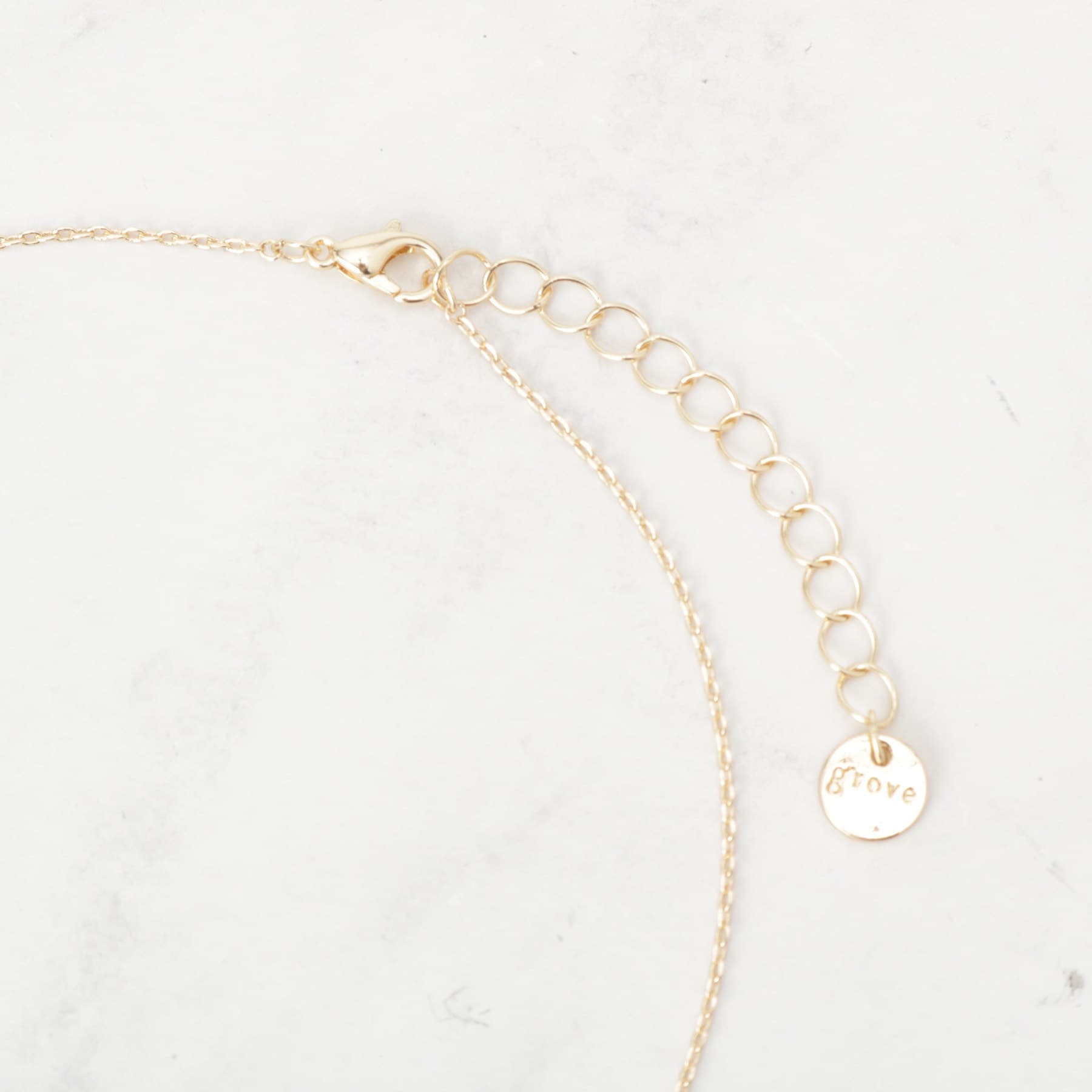 グローブ grove ツイストメタルダブルリングショートネックレス （シルバー(006)） シルバー(006)