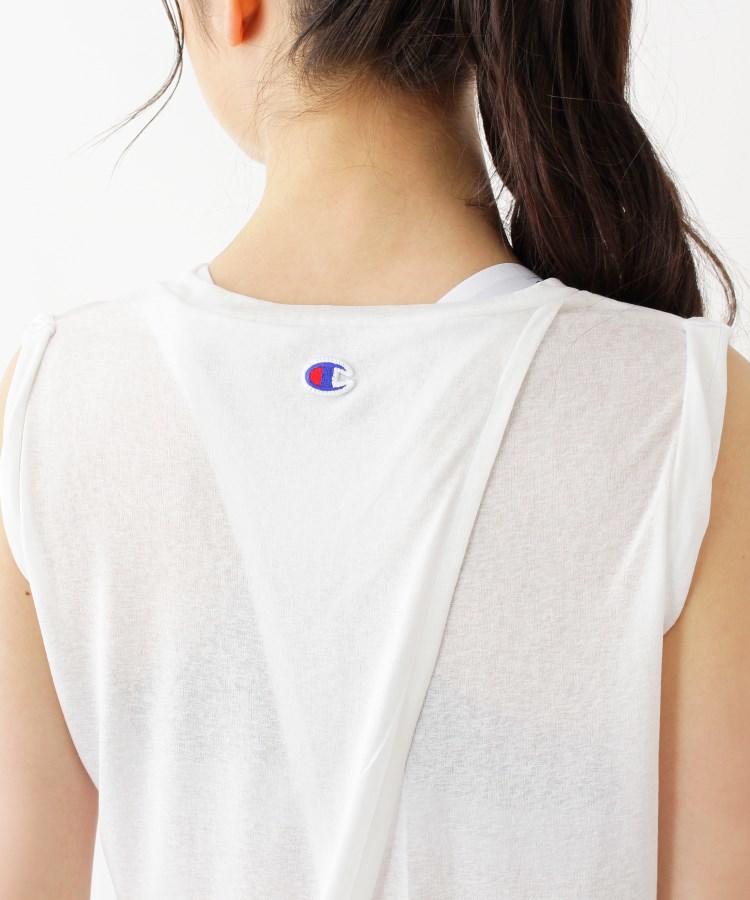 グローブ grove 【WEB限定】Champion ノースリーブTシャツ （オフホワイト(803)） オフホワイト(803)