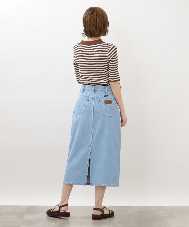 グローブ grove 【別注】Wrangler デニムスカート （サックス(090)） サックス(090)