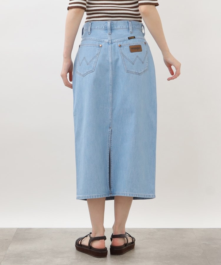 グローブ grove 【別注】Wrangler デニムスカート （サックス(090)） サックス(090)