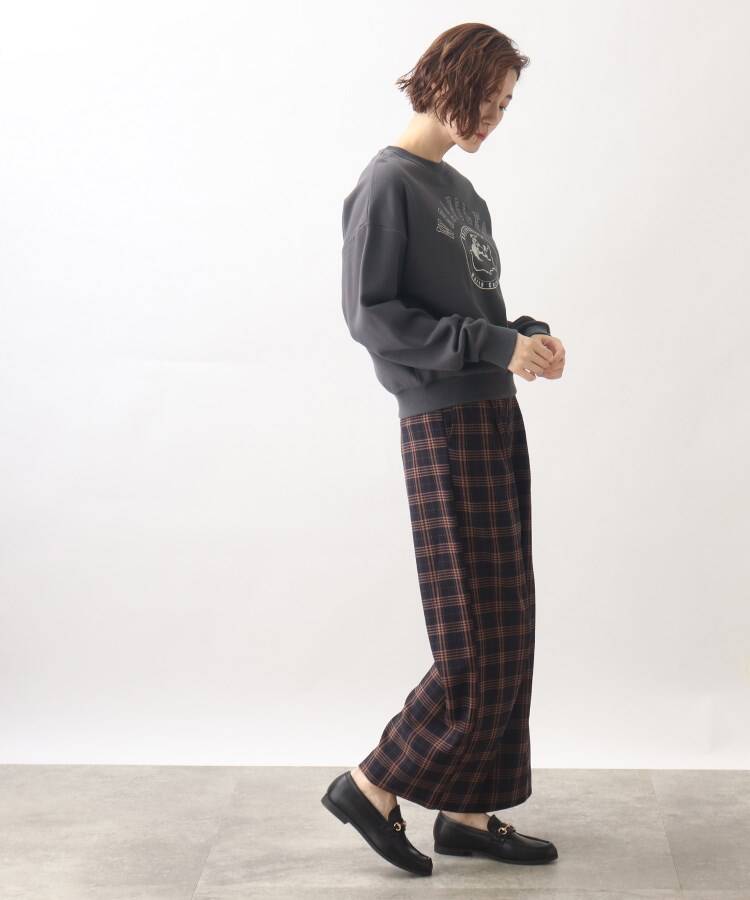 グローブ grove 【Wrangler（ラングラー）別注】カレッジロゴがポイント！裏毛プルオーバー （ディープグレー(015)） ディープグレー(015)