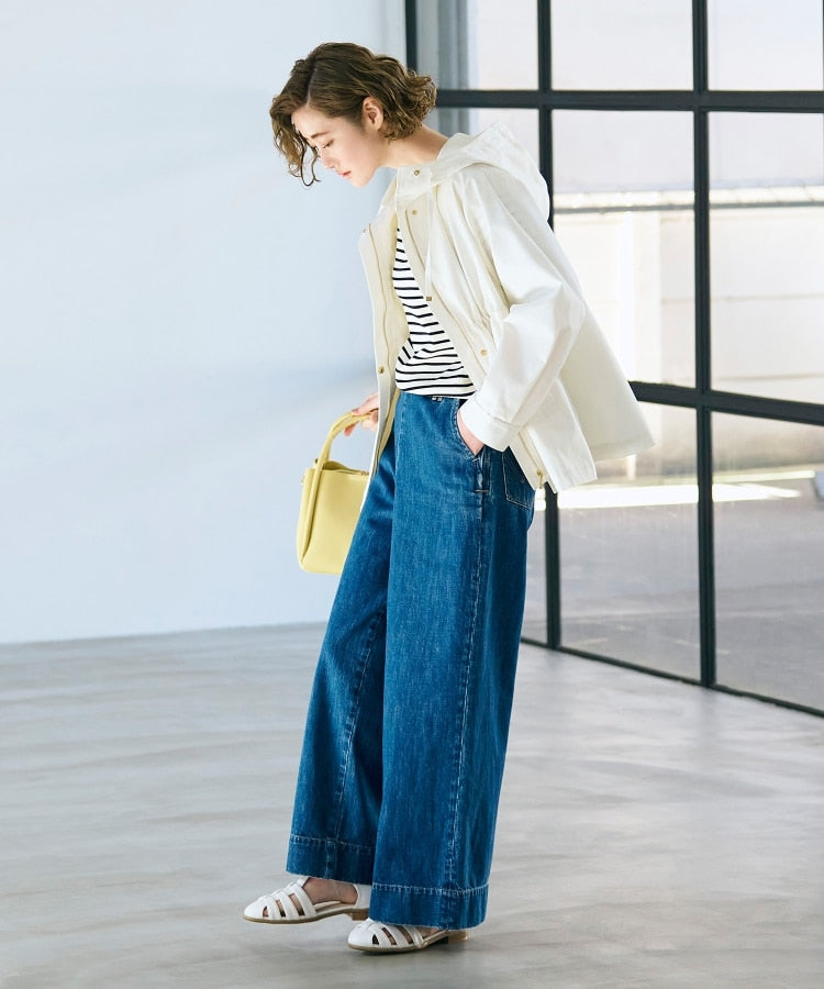 グローブ grove 【別注】Wrangler バギーパンツ （サックス(090)） サックス(090)