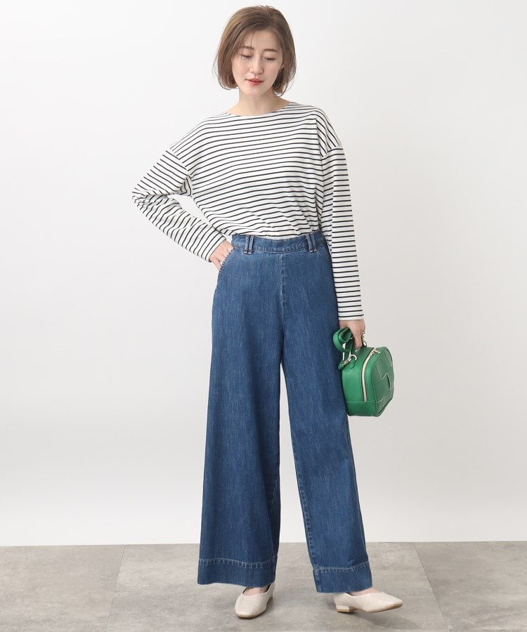 グローブ grove 【別注】Wrangler バギーパンツ （サックス(090)） サックス(090)