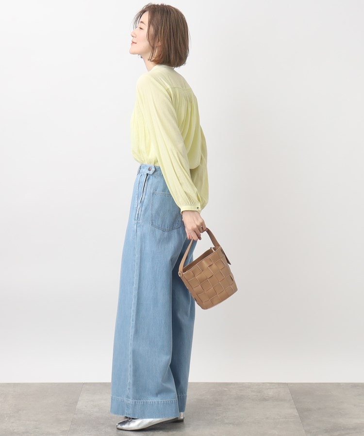 グローブ grove 【別注】Wrangler バギーパンツ （サックス(090)） サックス(090)