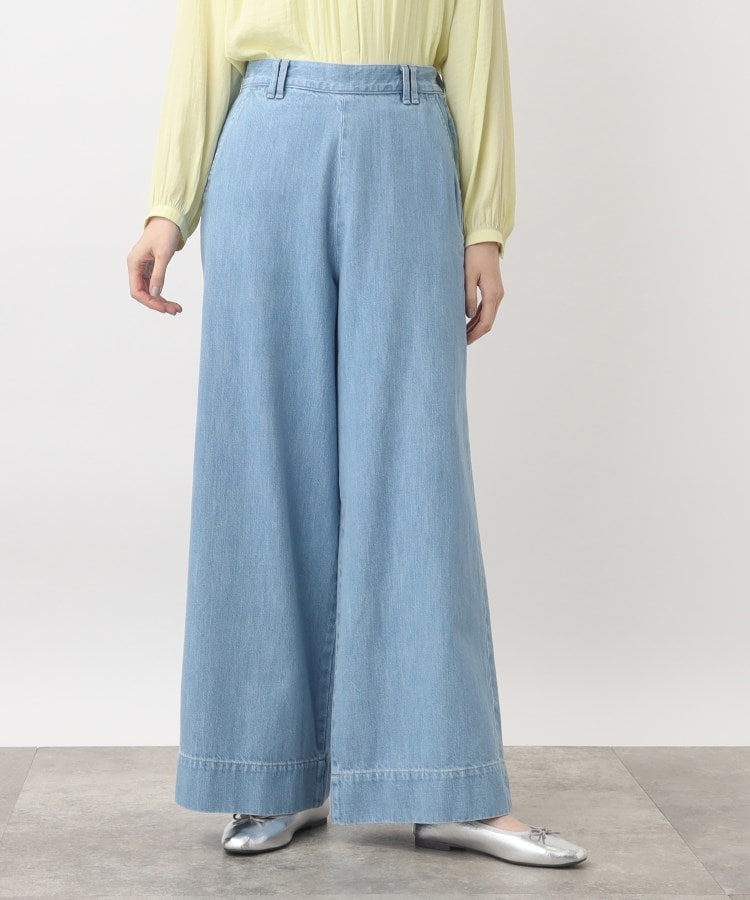 グローブ grove 【別注】Wrangler バギーパンツ （サックス(090)） サックス(090)