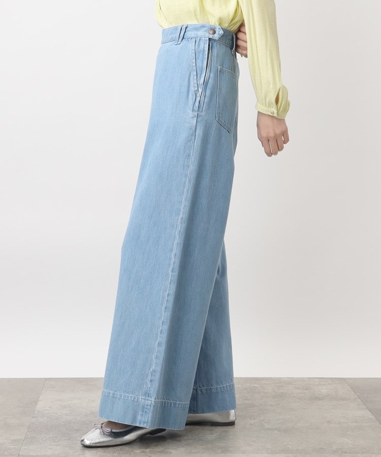 グローブ grove 【別注】Wrangler バギーパンツ （サックス(090)） サックス(090)