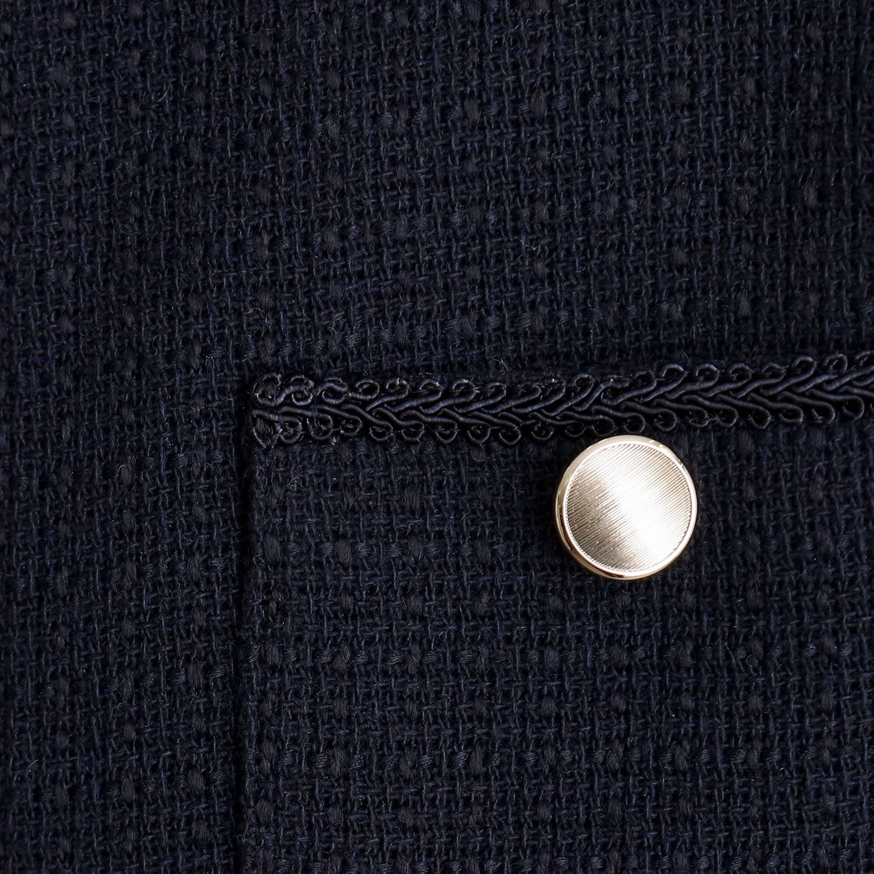 Grove grove fringe tweed jacket