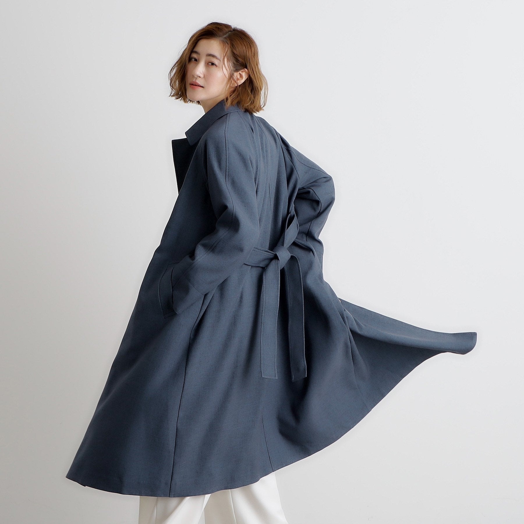 Grove grove twill trench coat