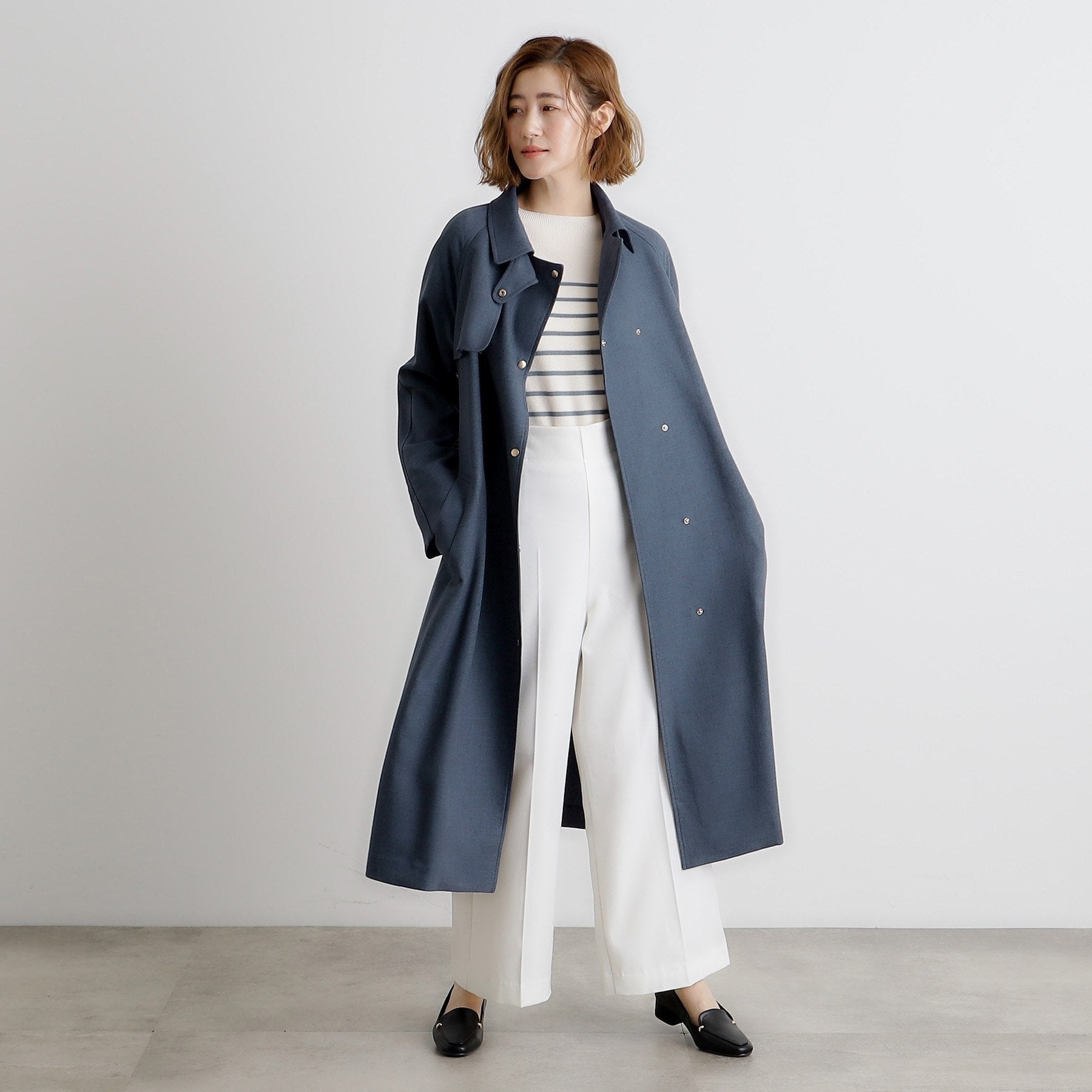 Grove grove twill trench coat