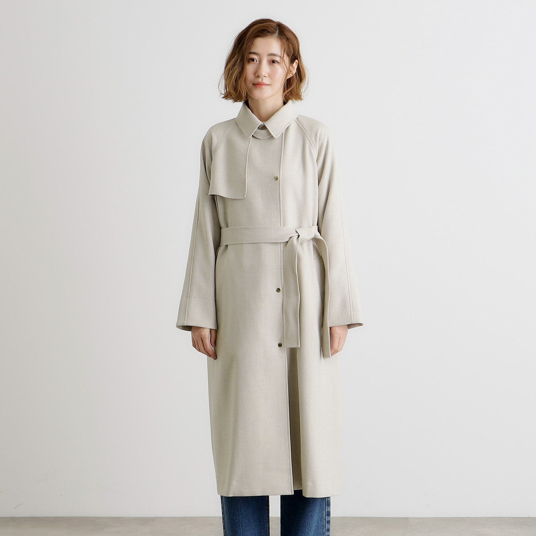 Grove grove twill trench coat