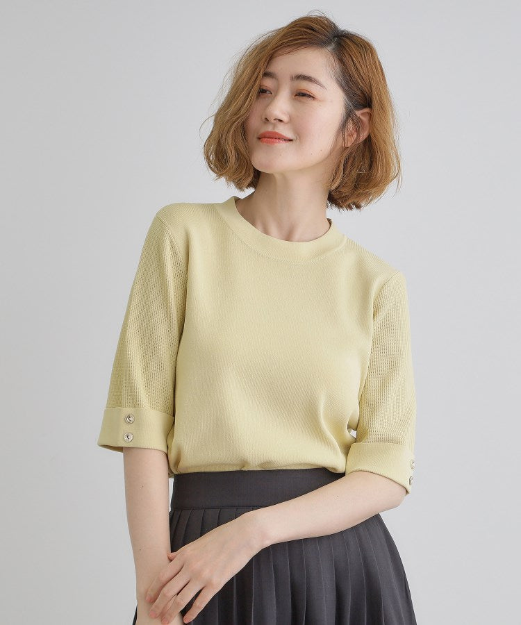 グローブ grove 【ひんやり多機能】やわらかドライタッチワイドスリーブプルオーバー （オフホワイト(303)） オフホワイト(303)