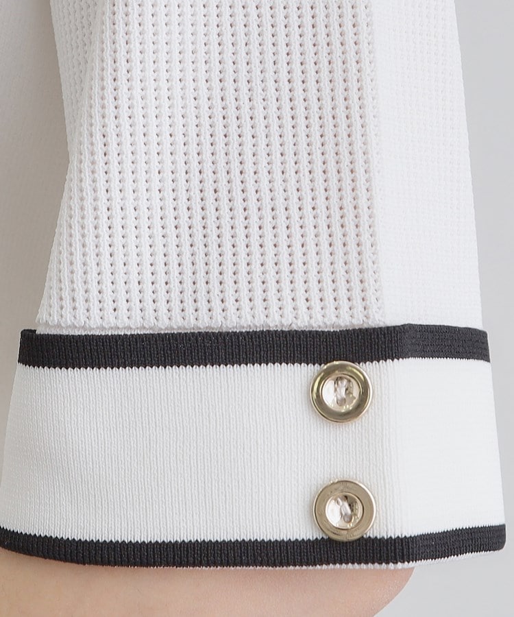 グローブ grove 【ひんやり多機能】やわらかドライタッチワイドスリーブプルオーバー （オフホワイト(303)） オフホワイト(303)