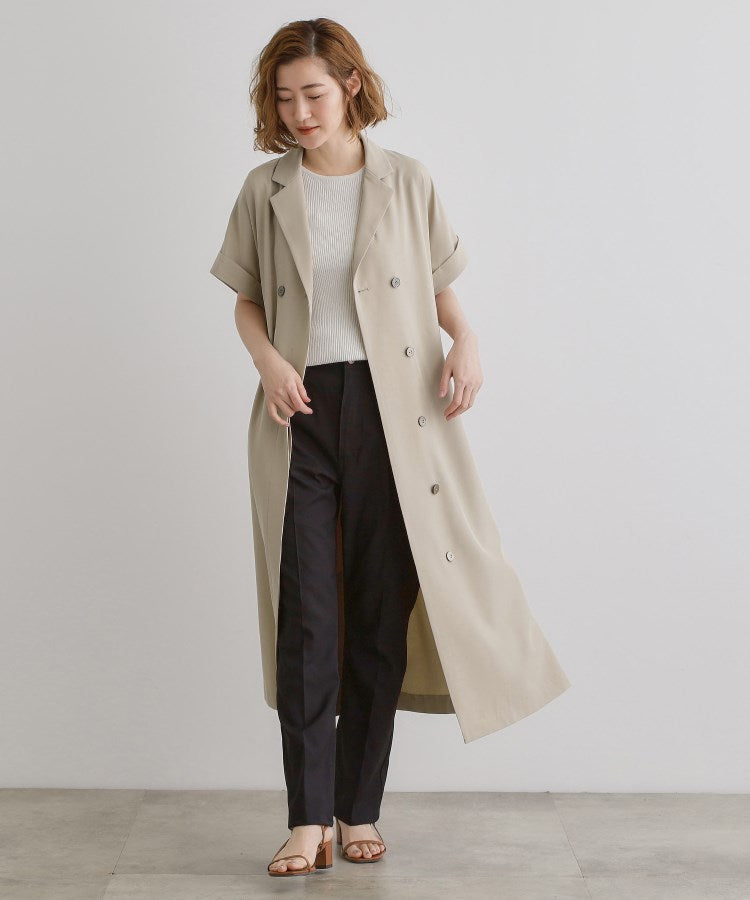 グローブ grove トレンチライクハーフスリーブワンピース （ブラック(019)） ブラック(019)