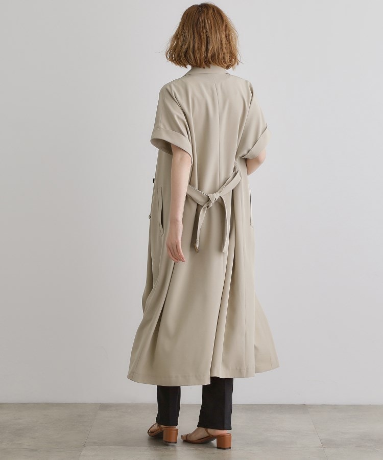 グローブ grove トレンチライクハーフスリーブワンピース （ブラック(019)） ブラック(019)