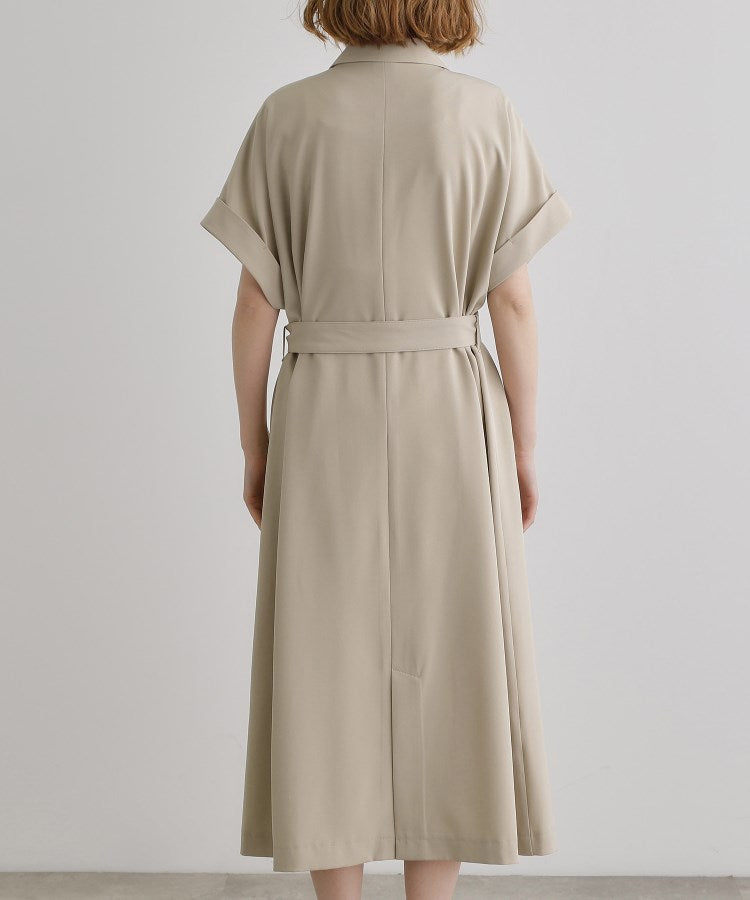 グローブ grove トレンチライクハーフスリーブワンピース （ブラック(019)） ブラック(019)