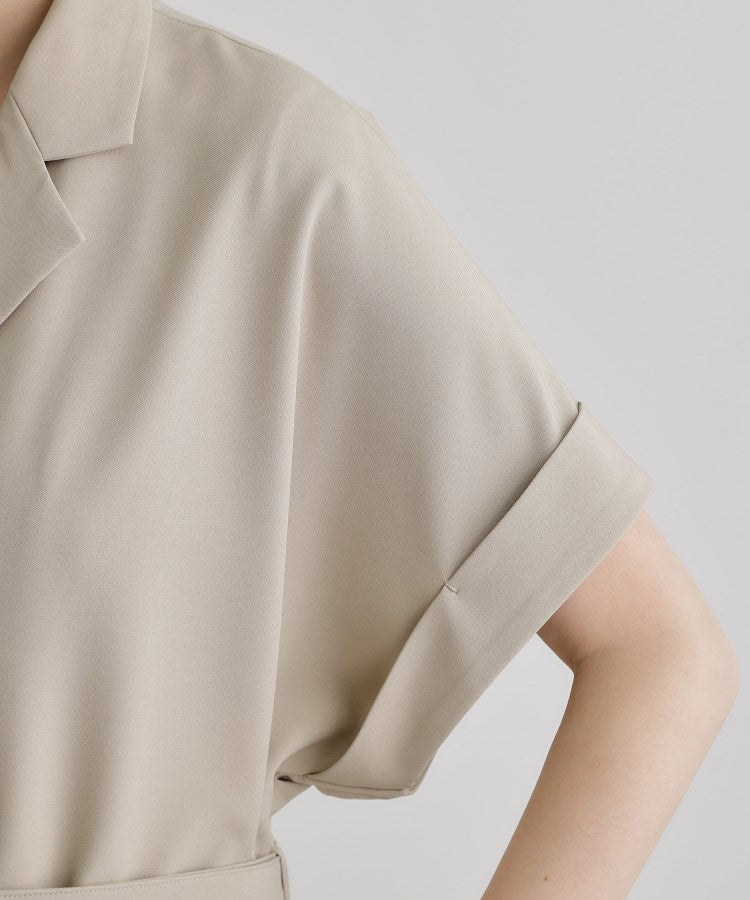 グローブ grove トレンチライクハーフスリーブワンピース （ブラック(019)） ブラック(019)