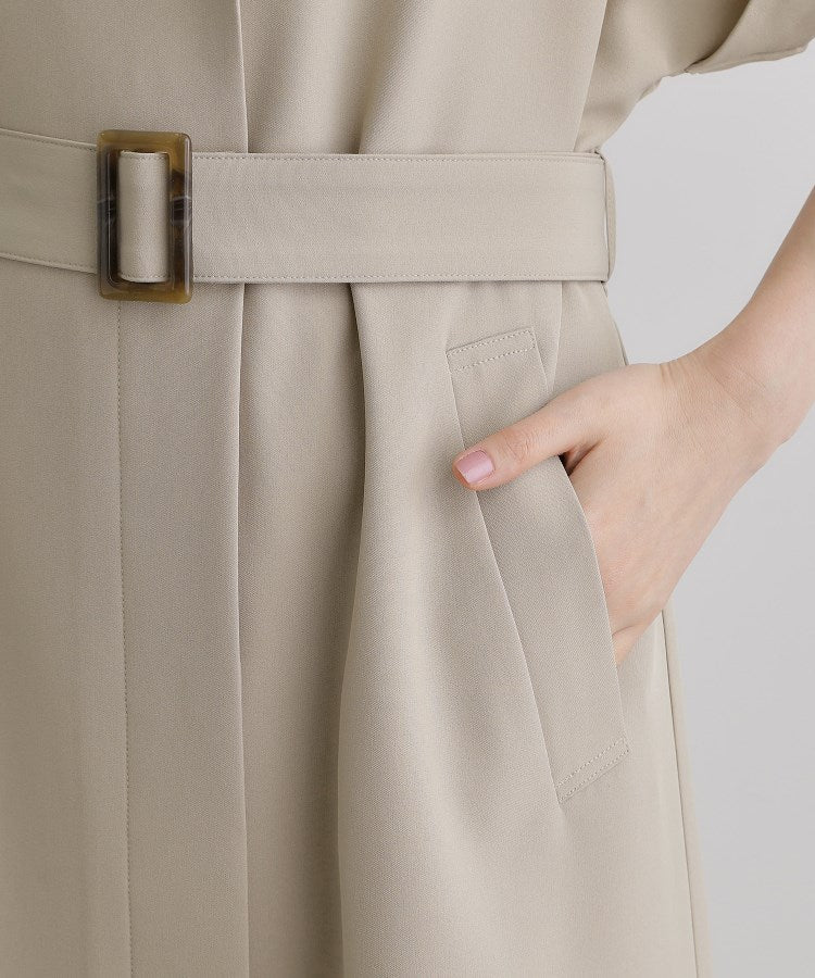 グローブ grove トレンチライクハーフスリーブワンピース （ブラック(019)） ブラック(019)