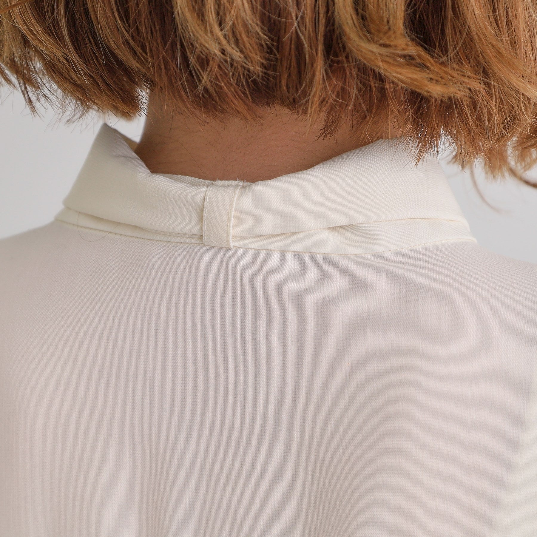 Grove grove 2WAY sheer bow tie blouse