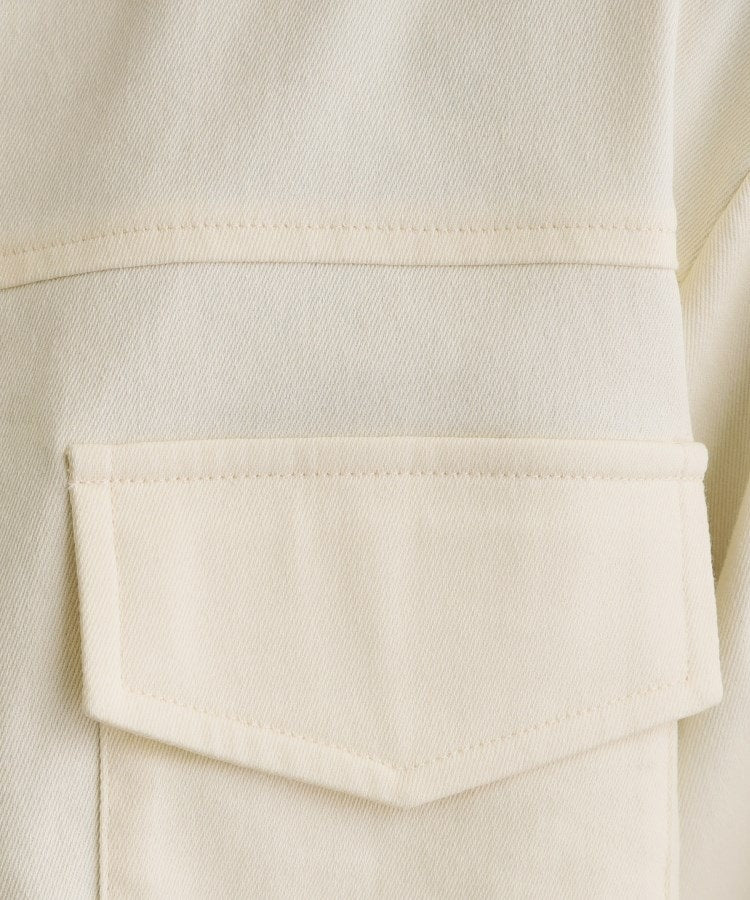 グローブ grove ライトデニムノーカラージャケット （ブルー(092)） ブルー(092)