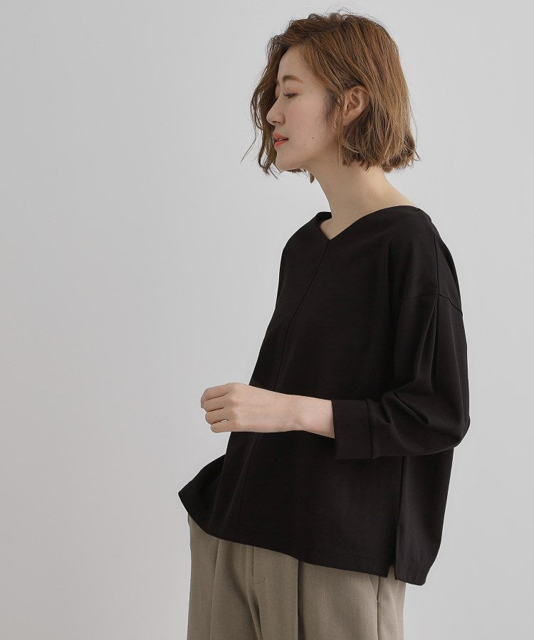 グローブ grove シルケットポンチVネックプルオーバー （ブラック(019)） ブラック(019)