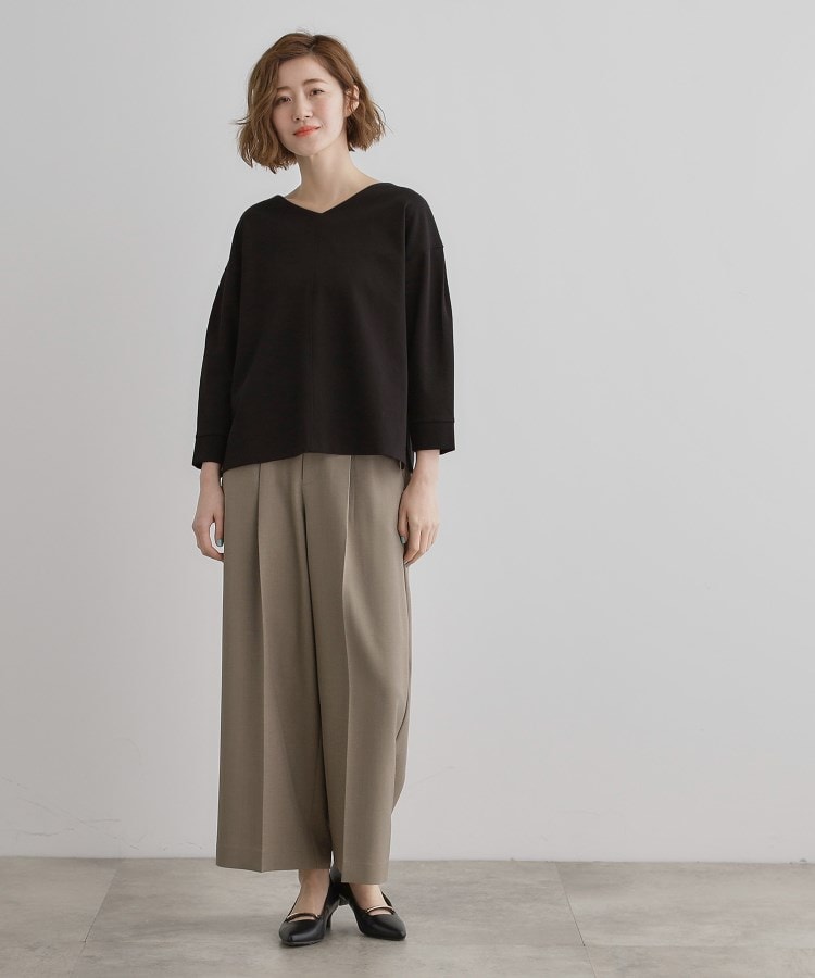 グローブ grove シルケットポンチVネックプルオーバー （ブラック(019)） ブラック(019)