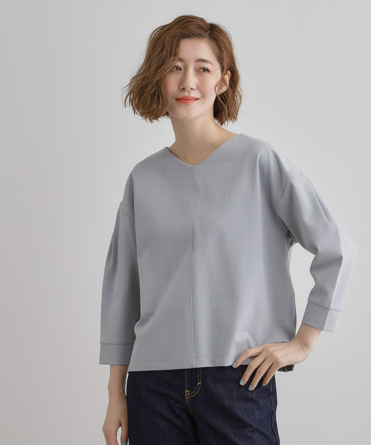 グローブ grove シルケットポンチVネックプルオーバー （ブラック(019)） ブラック(019)