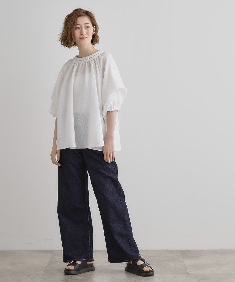 グローブ grove 2WAYサッカースモックブラウス （オフホワイト(003)） オフホワイト(003)