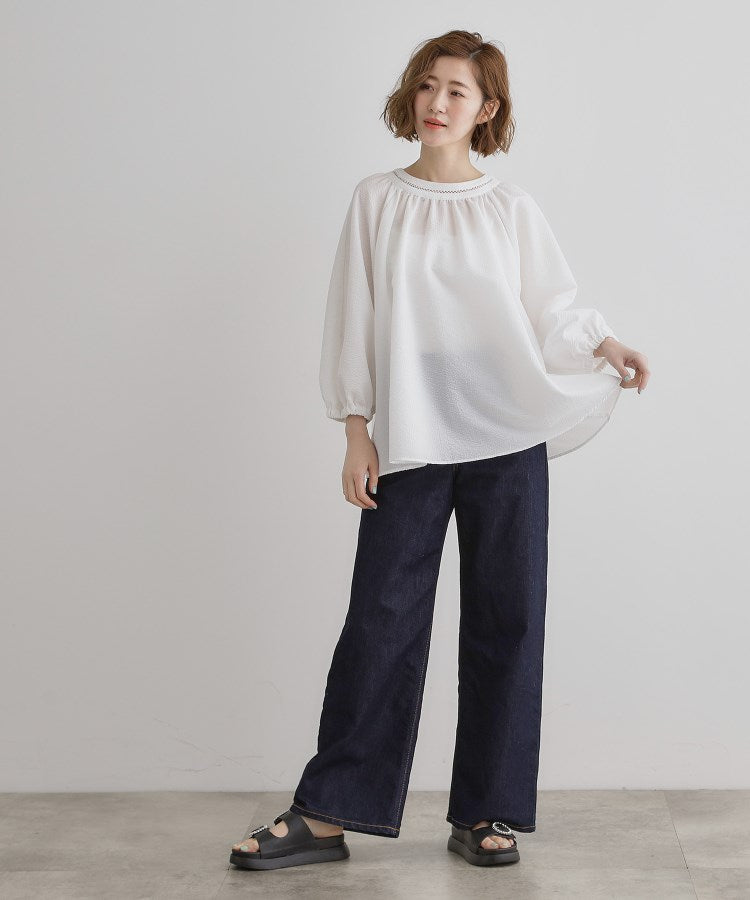 グローブ grove 2WAYサッカースモックブラウス （オフホワイト(003)） オフホワイト(003)