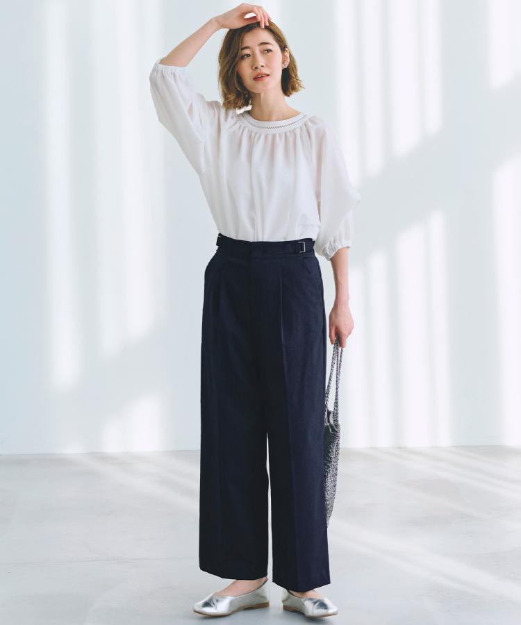 グローブ grove 2WAYサッカースモックブラウス （オフホワイト(003)） オフホワイト(003)