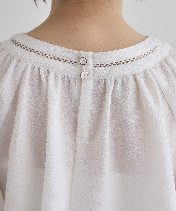 グローブ grove 2WAYサッカースモックブラウス （オフホワイト(003)） オフホワイト(003)