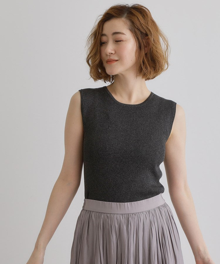 グローブ grove リブラメニットタンク （チャコールグレー(014)） チャコールグレー(014)