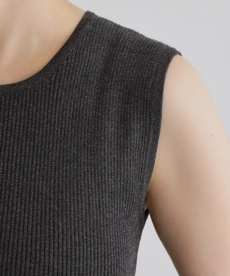 グローブ grove リブラメニットタンク （チャコールグレー(014)） チャコールグレー(014)