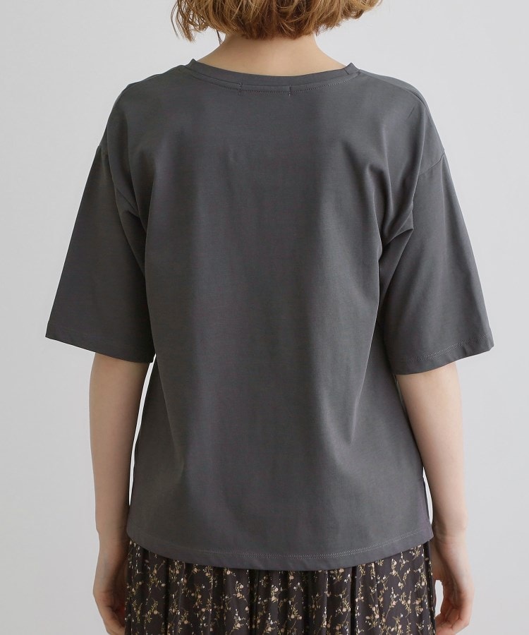 グローブ grove 五分袖ロゴプリントTシャツ （オフホワイト(003)） オフホワイト(003)