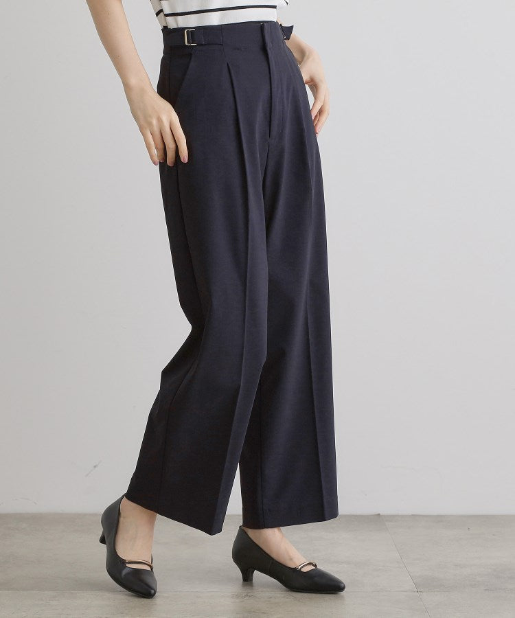 グローブ grove 【接触冷感】ハイパーストレッチワイドパンツ （ライトベージュ(051)） ライトベージュ(051)