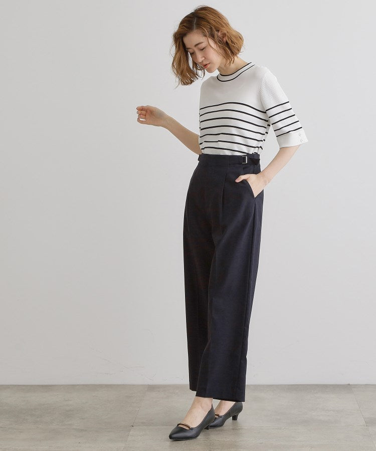 グローブ grove 【接触冷感】ハイパーストレッチワイドパンツ （ライトベージュ(051)） ライトベージュ(051)