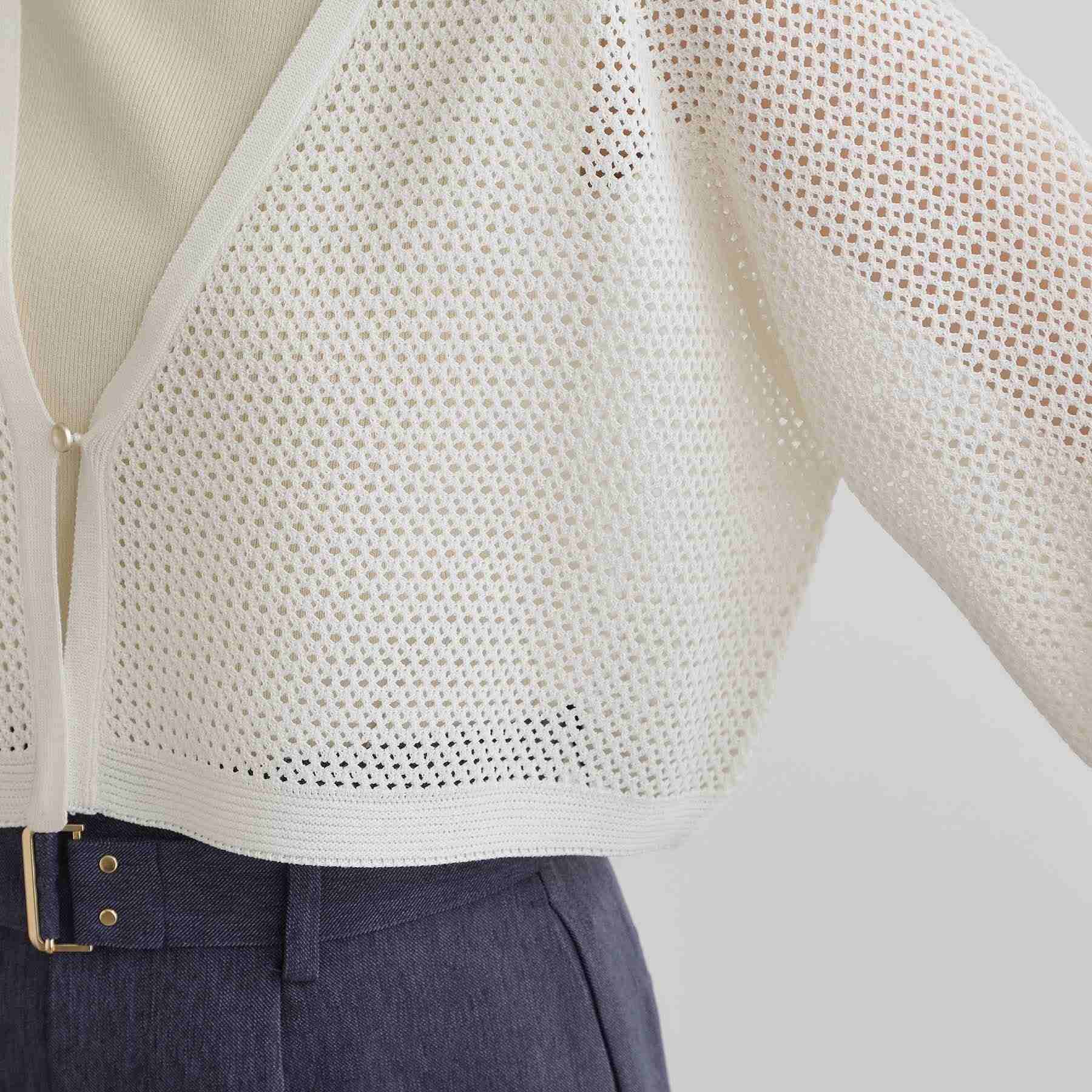 グローブ grove ワイドスリーブメッシュカーディガン （オフホワイト(003)） オフホワイト(003)