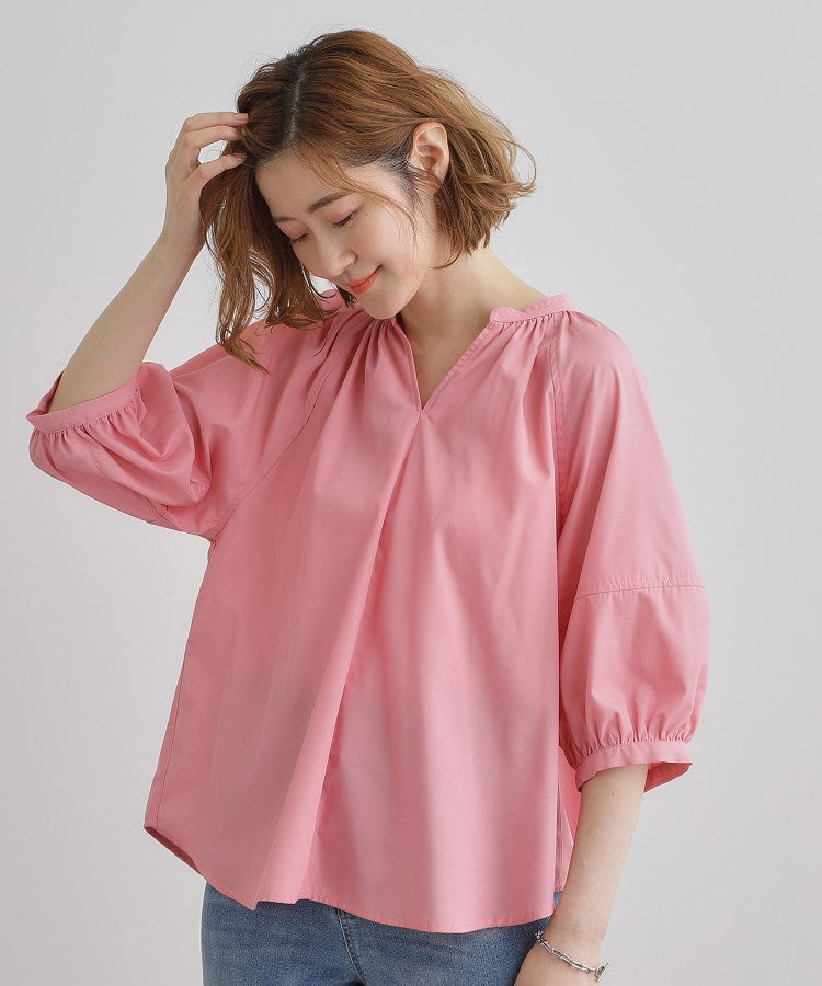 グローブ grove 【多機能】ランタンスリーブシャツブラウス （オフホワイト(003)） オフホワイト(003)