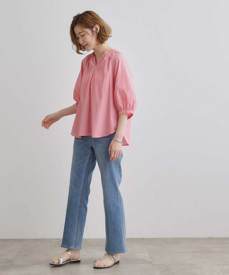 グローブ grove 【多機能】ランタンスリーブシャツブラウス （オフホワイト(003)） オフホワイト(003)