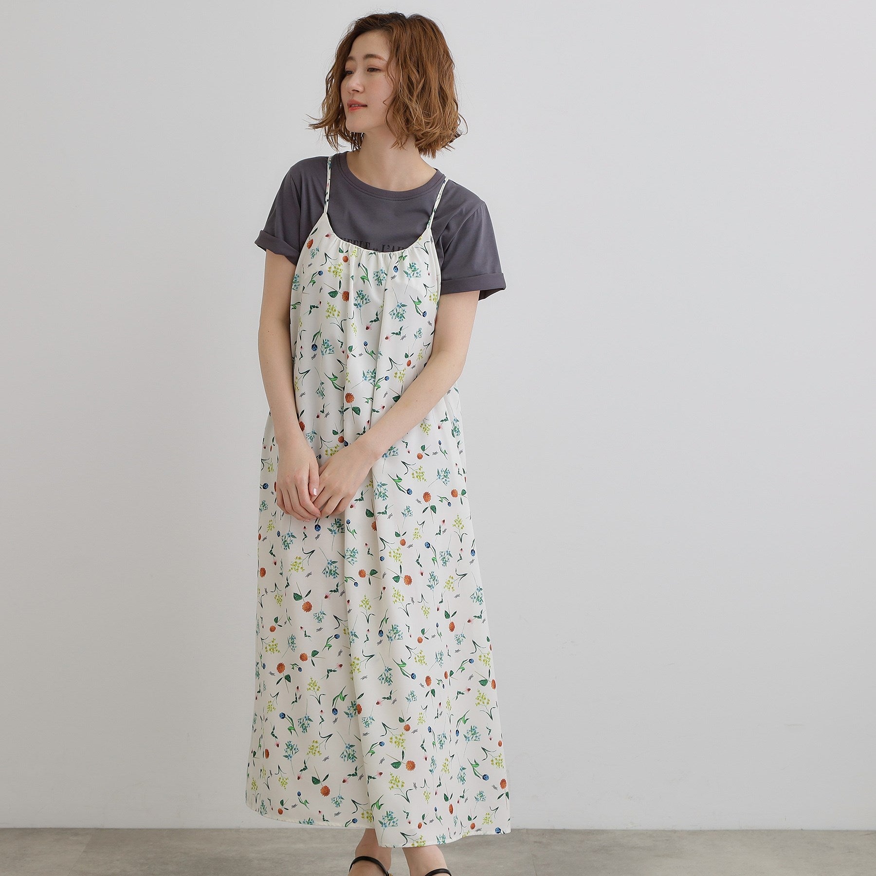 グローブ grove 【コラボITEM】DILIGENCE PARLOUR キャミワンピース （ブラック(119)） ブラック(119)