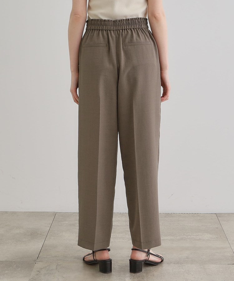 グローブ grove 麻調センタープレスワイドパンツ （モカブラウン(042)） モカブラウン(042)