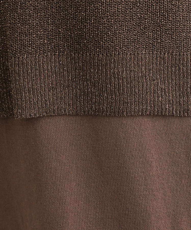 グローブ grove ラメベスト×ニットワンピースSET （ブラウン(043)） ブラウン(043)
