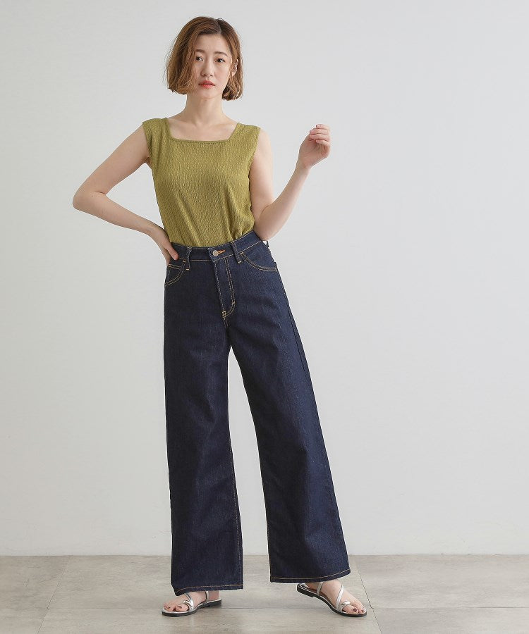 グローブ grove ジャカードスクエアネックタンク （グリーン(025)） グリーン(025)